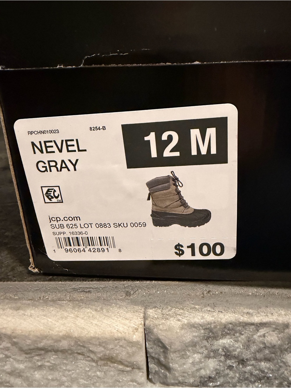 Weatherproof 3M Thinsulate Tan and Black Men's Insulated Snow Boots - Picture 7 of 7